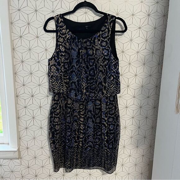 Tibi Silk Snake Print Dress - Picture 1 of 6